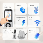 Télécommande universelle connectée avec base - Wifi - RF - BT - IR