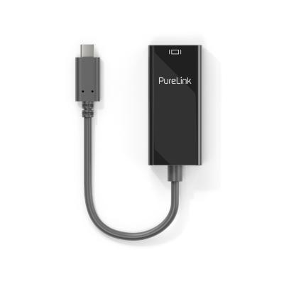 Adaptateur USB-C vers mini DisplayPort - 4K@60 4:4:4 - UHD - 0,15m BK